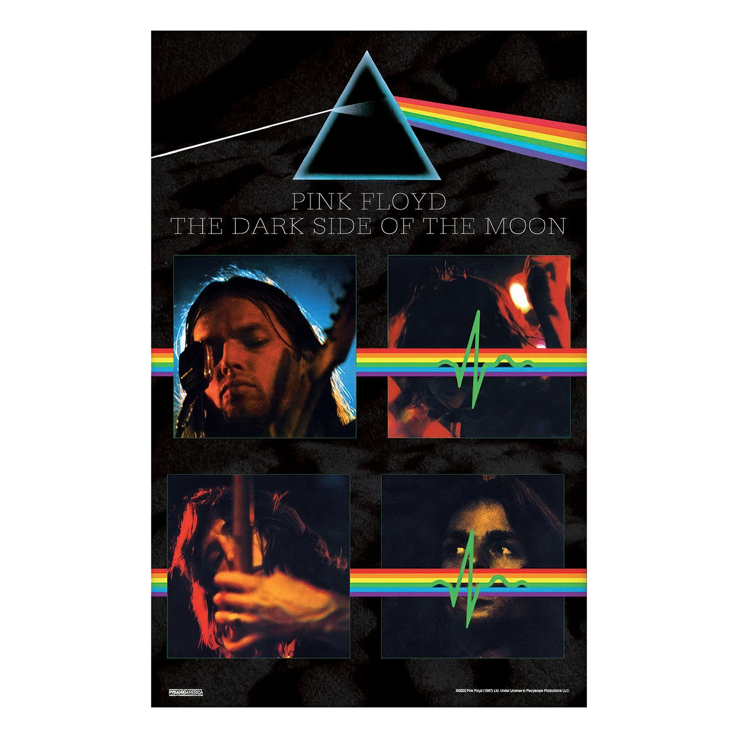 Pink Floyd - DSOTM Band Live 11x17 Framed Print