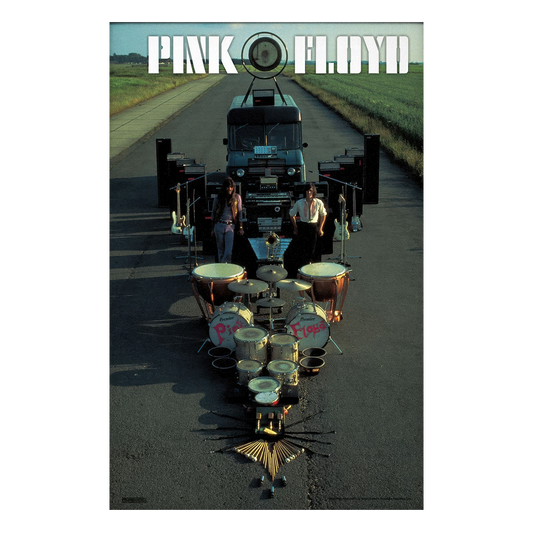Pink Floyd - Instrument Lineup 11x17 Framed Print