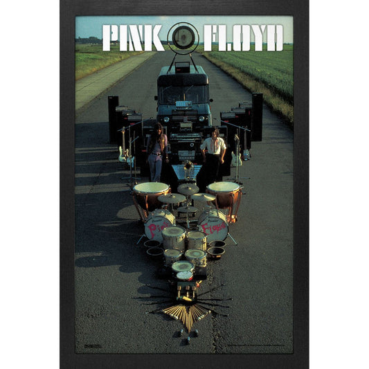 Pink Floyd - Instrument Lineup 11x17 Framed Print