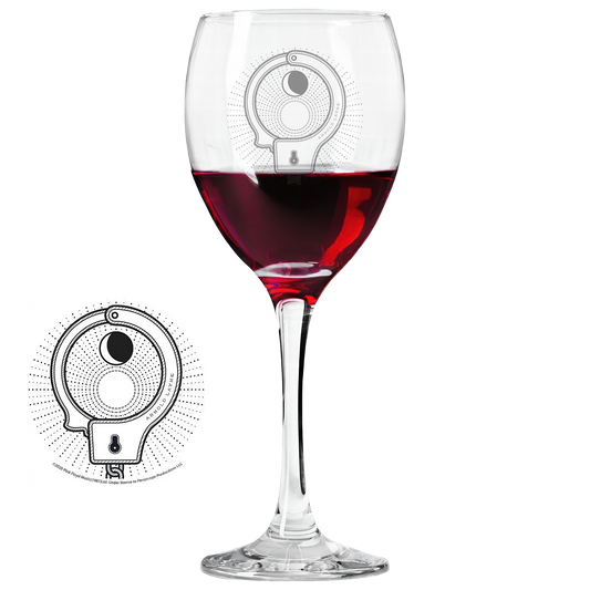 Arnold Layne Cuff Laser- Etched Wine Glass