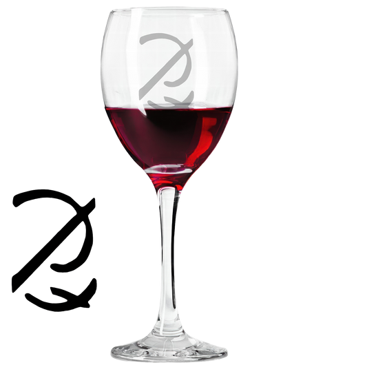 PF Laser- Etched Wine Glass