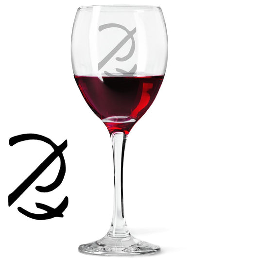 PF Laser- Etched Wine Glass
