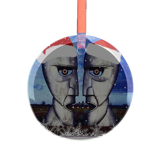 Metalheads Christmas Glass Ornament