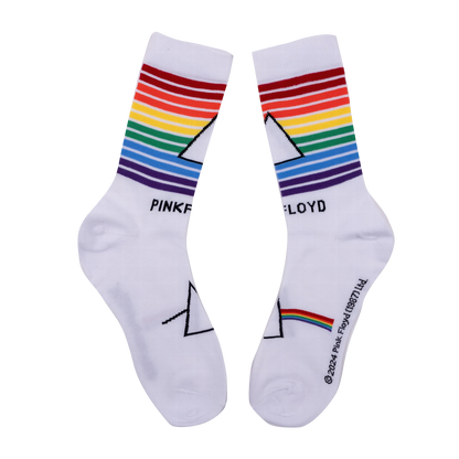 Pink Floyd Dark Side of the Moon Rainbow Socks