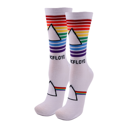 Pink Floyd Dark Side of the Moon Rainbow Socks