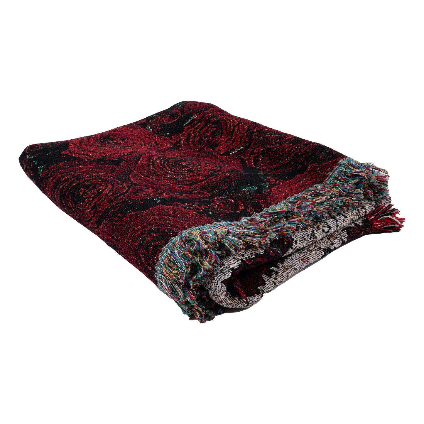 Pink Floyd TDSOTM Roses Throw Blanket