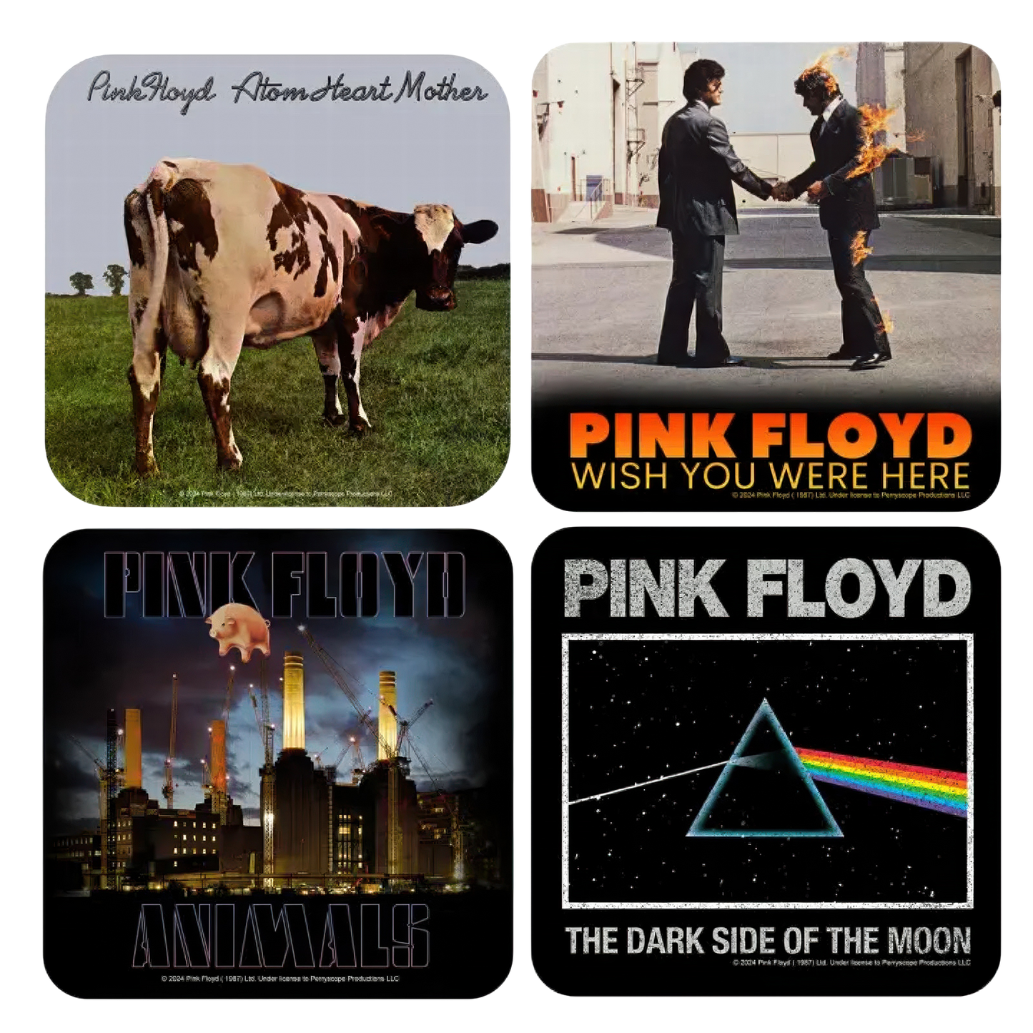 Pink Floyd Album Cover Coasters