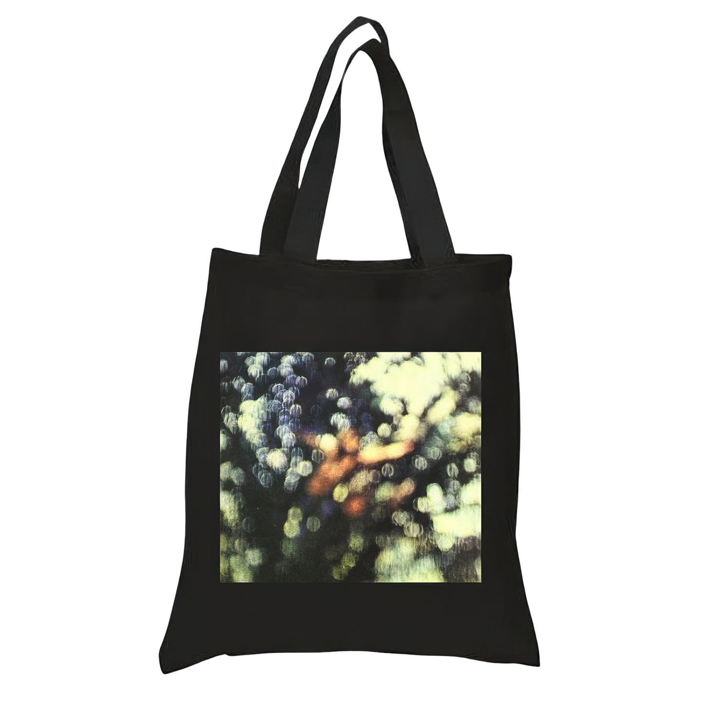 Obscured By Clouds Black Tote Bag