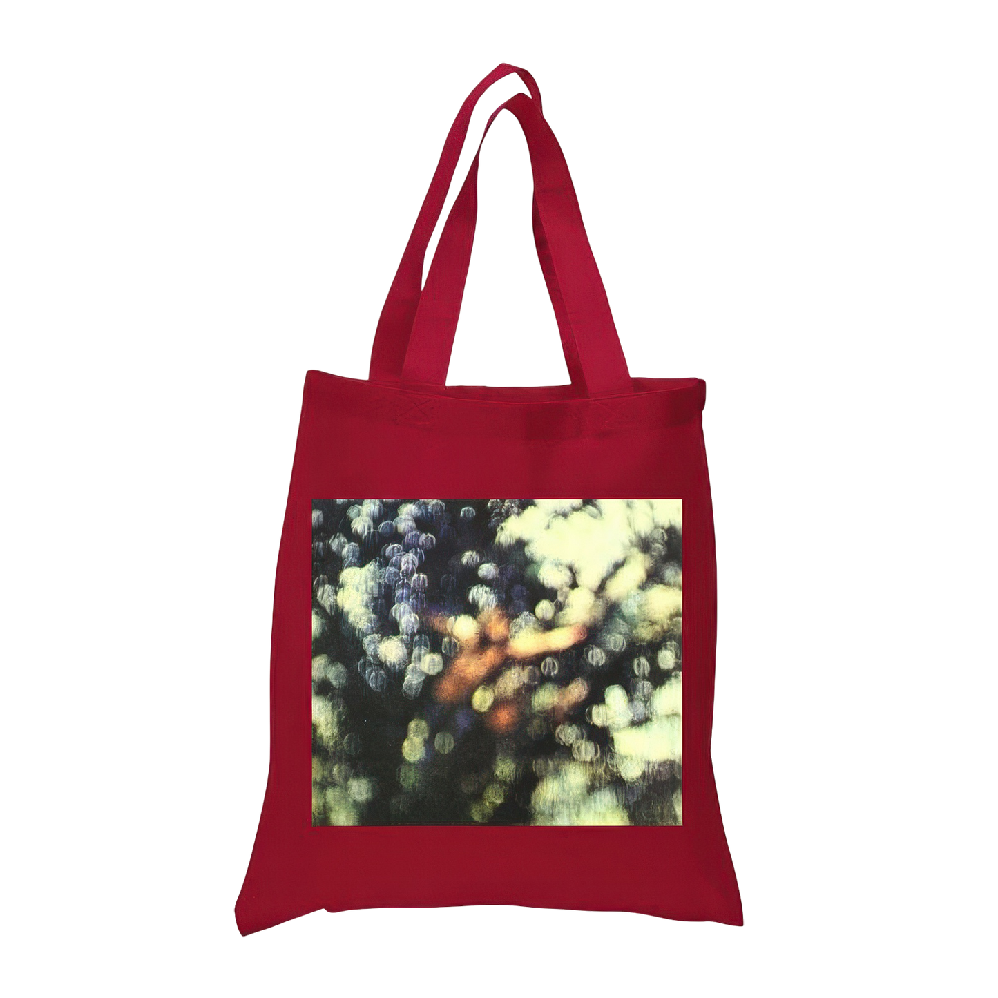 Obscured By Clouds Red Tote Bag