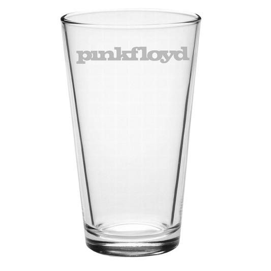 Saucerful Logo Etched Pint Glass