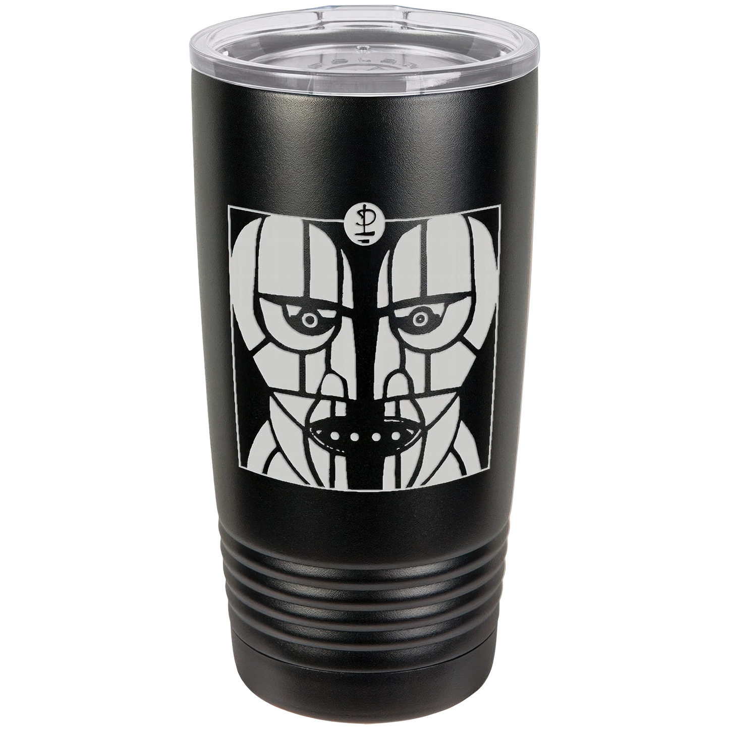 Division Bell Heads Laser Etched Polar Camel Travel Mug