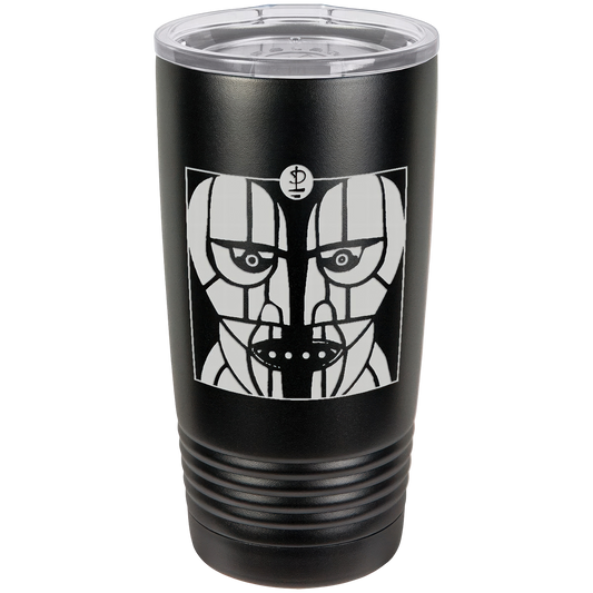 Division Bell Heads Laser Etched Polar Camel Travel Mug