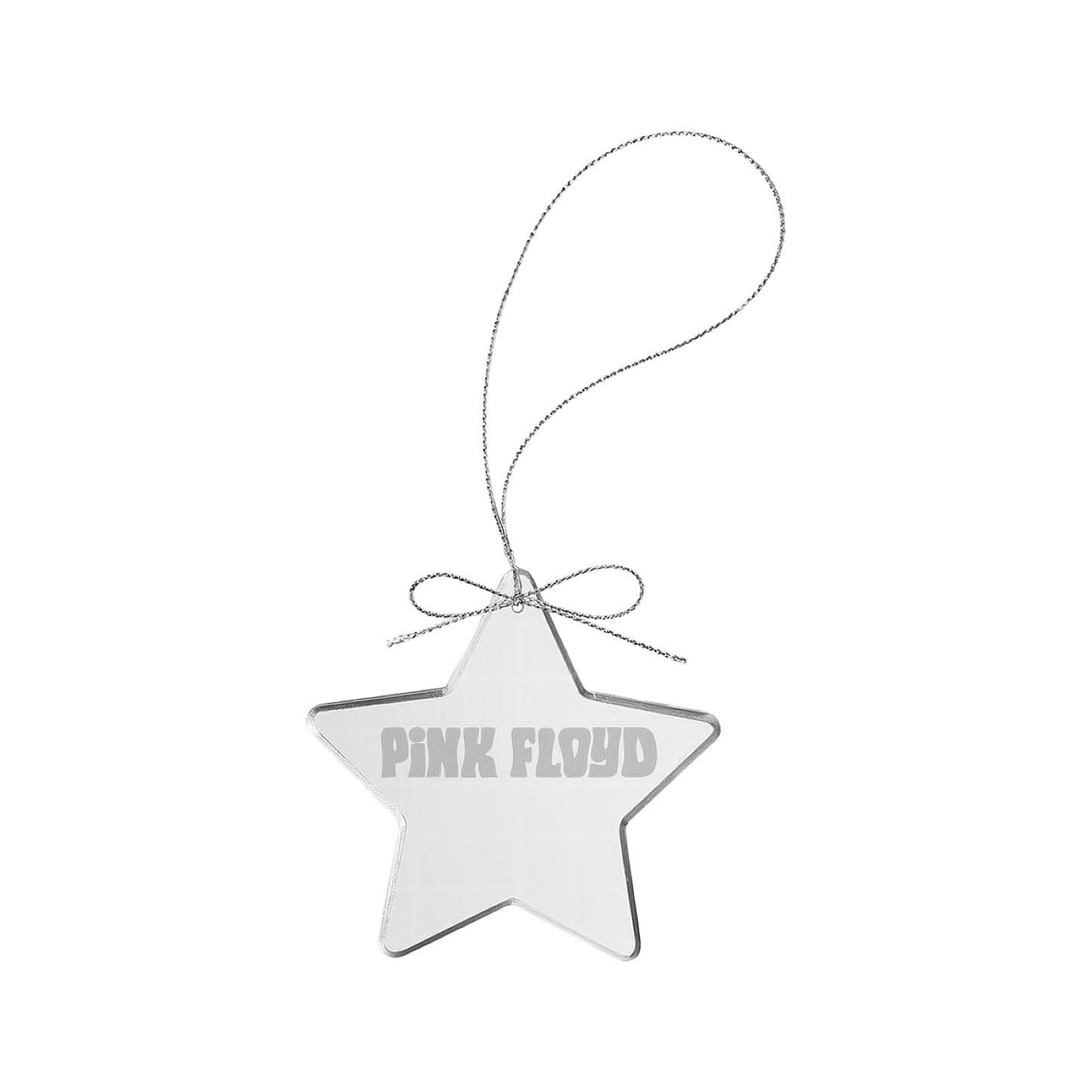 Piper Logo Star Laser-Etched Glass Ornament