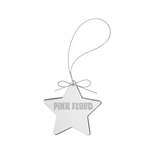 Piper Logo Star Laser-Etched Glass Ornament