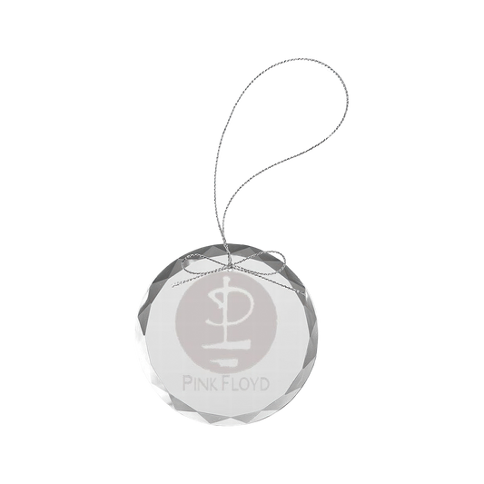 Glyph Logo Round Laser-Etched Glass Ornament