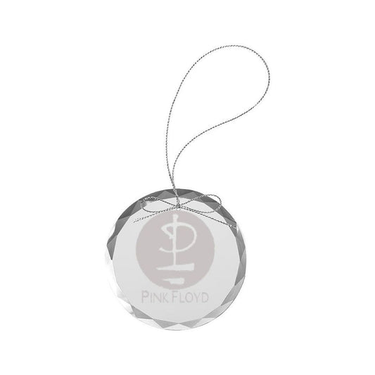 Glyph Logo Round Laser-Etched Glass Ornament