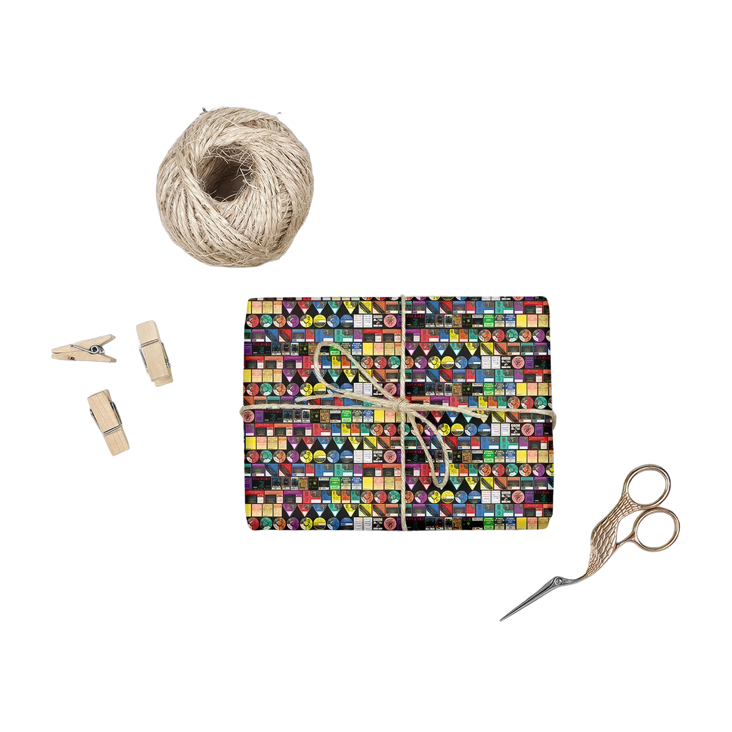 Pink Floyd Endpapers Wrapping Paper