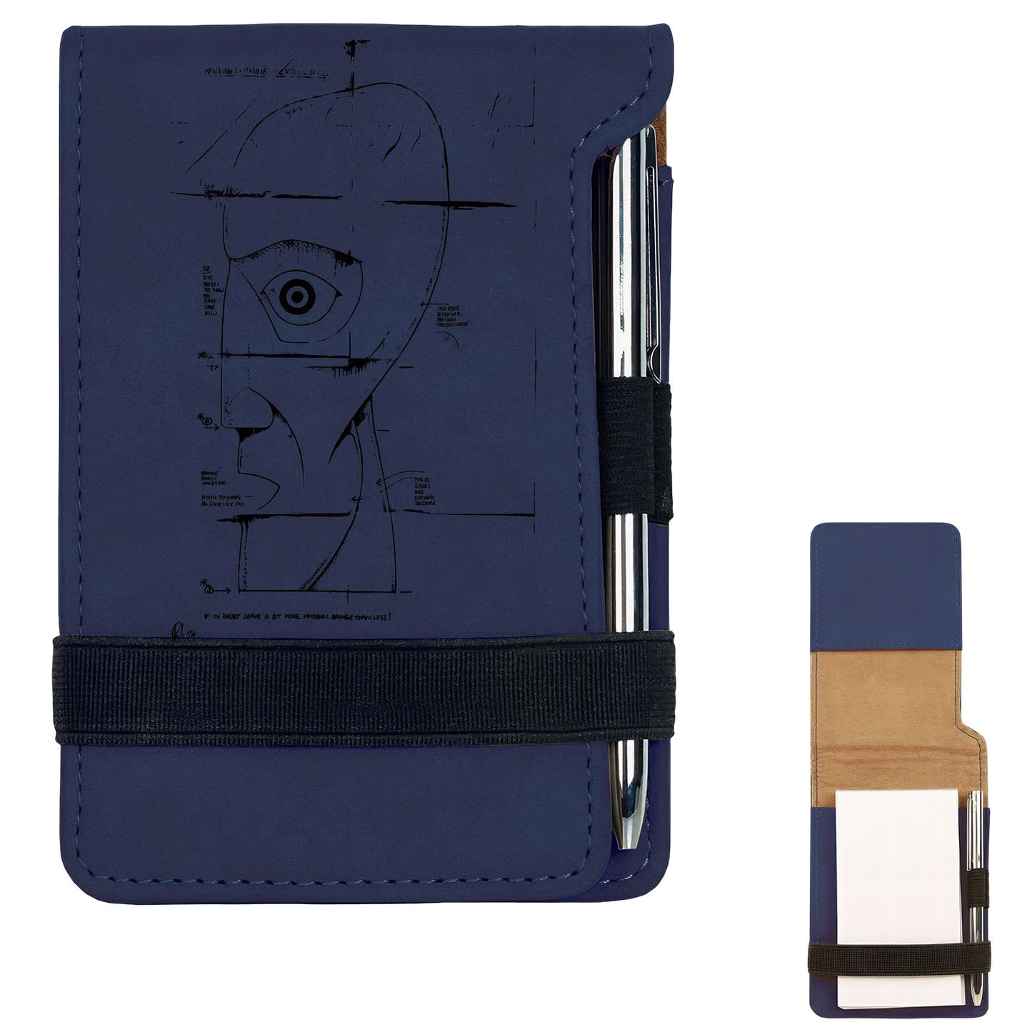 Schematic Mini Notepad w/Pen