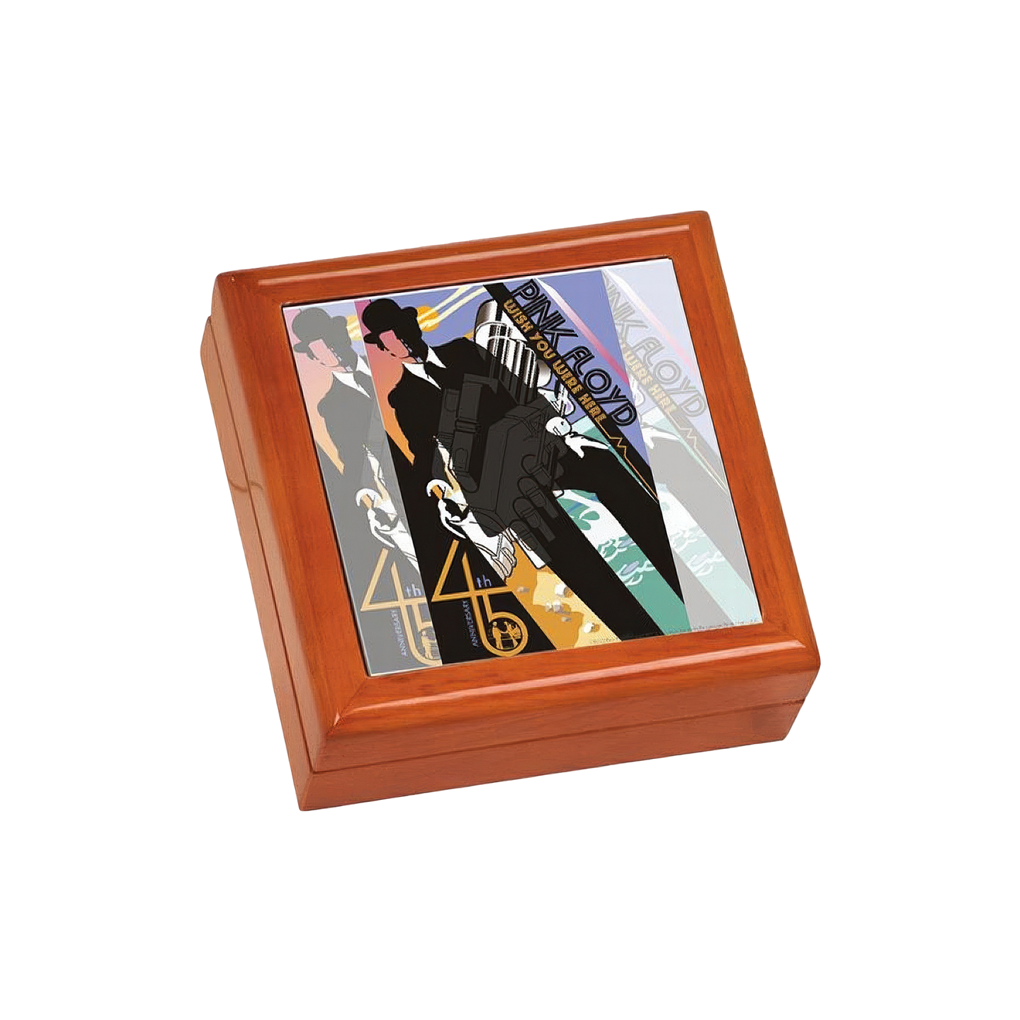 Wish You Were Here 45th Anniversary Wooden Keepsake Box