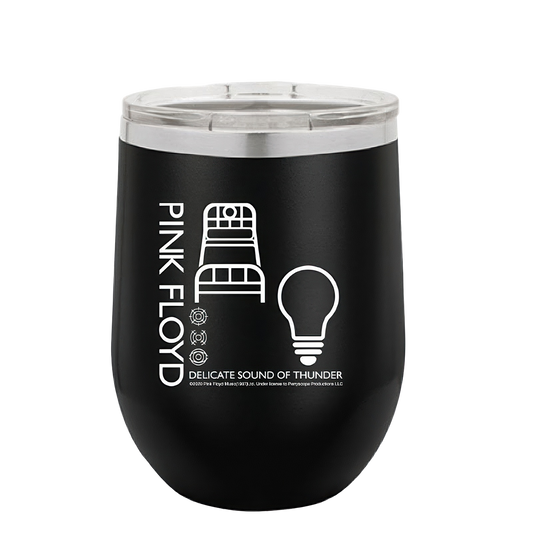 Turndown Laser Engraved Stemless Wine Glass