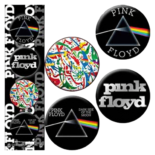 Pink Floyd Logo 4 Pack 1.25" Button Set