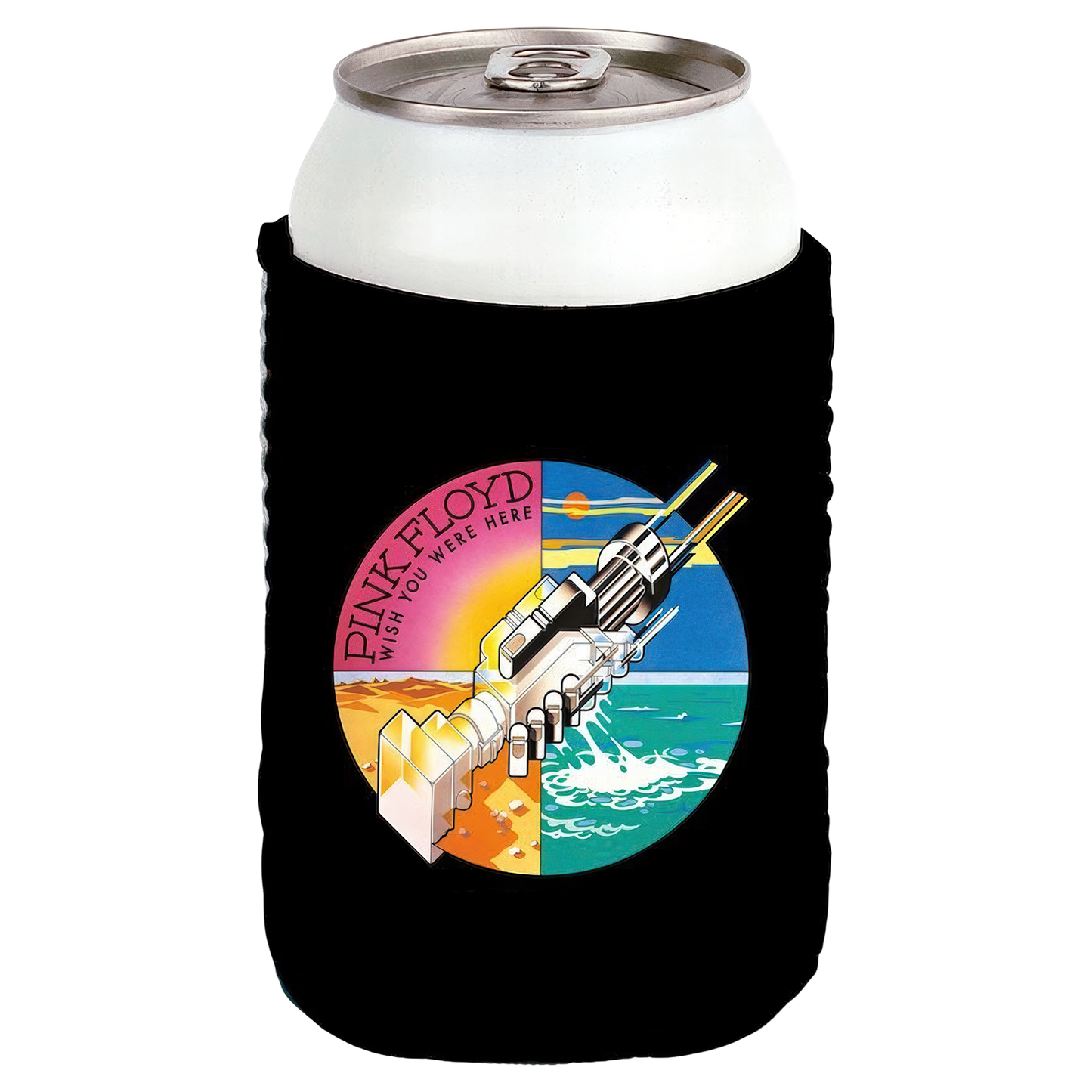 Wish You Were Here Robotic Hands Coozie