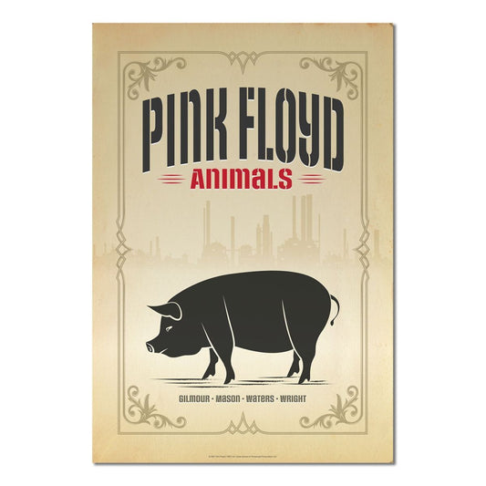Pink Floyd Animals Pig Print