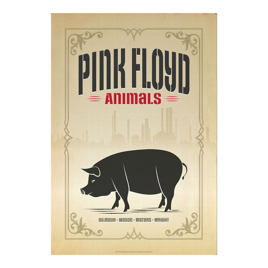 Pink Floyd Animals Pig Print