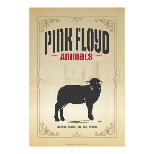 Pink Floyd Animals Sheep Print