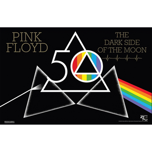 Pink Floyd - DSOTM50-50th Logo 11x17 Unframed Print