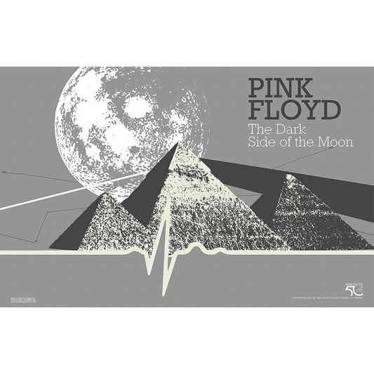Pink Floyd - DSOTM50-Grey Pyramid 11x17 Unframed Print