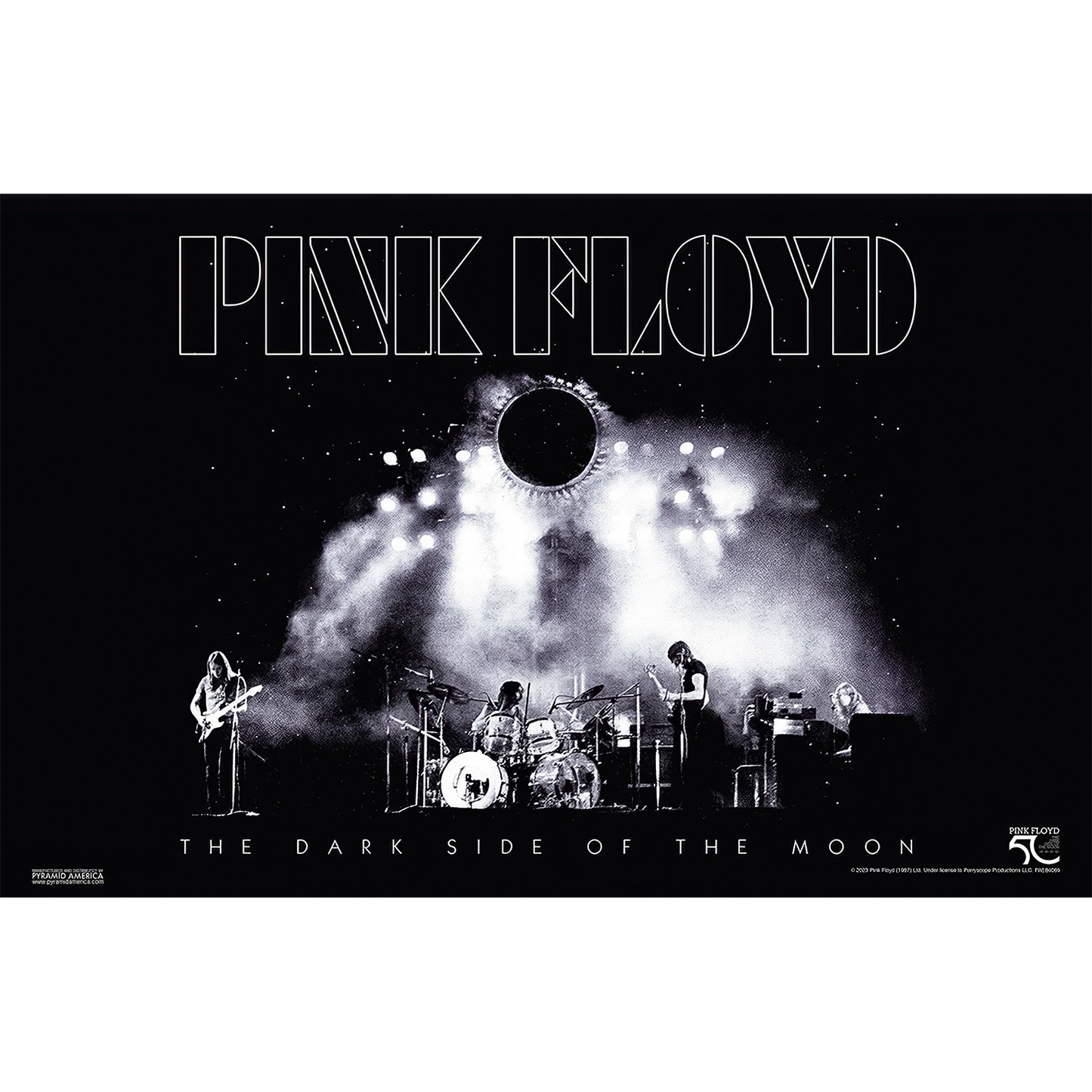 Pink Floyd - DSOTM50-Live 11x17 Unframed Print