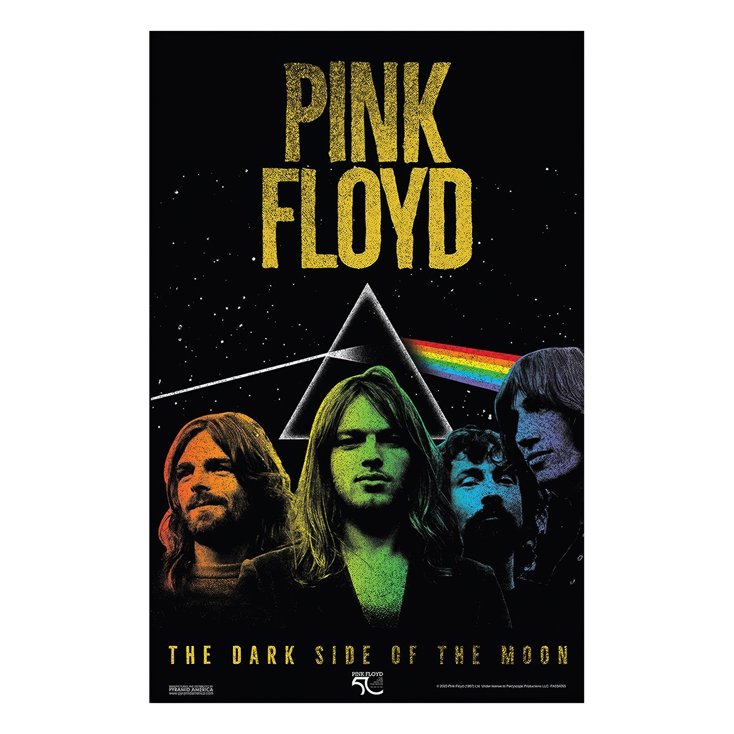 Pink Floyd - DSOTM50-Band 11x17 Framed Print