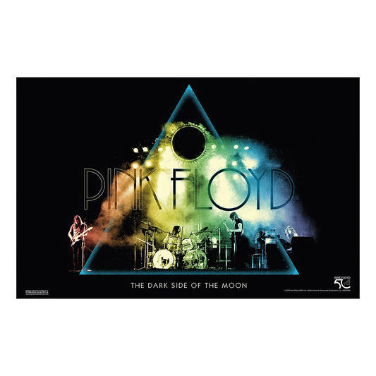 Pink Floyd - DSOTM50-Live Colors 11x17 Framed Print