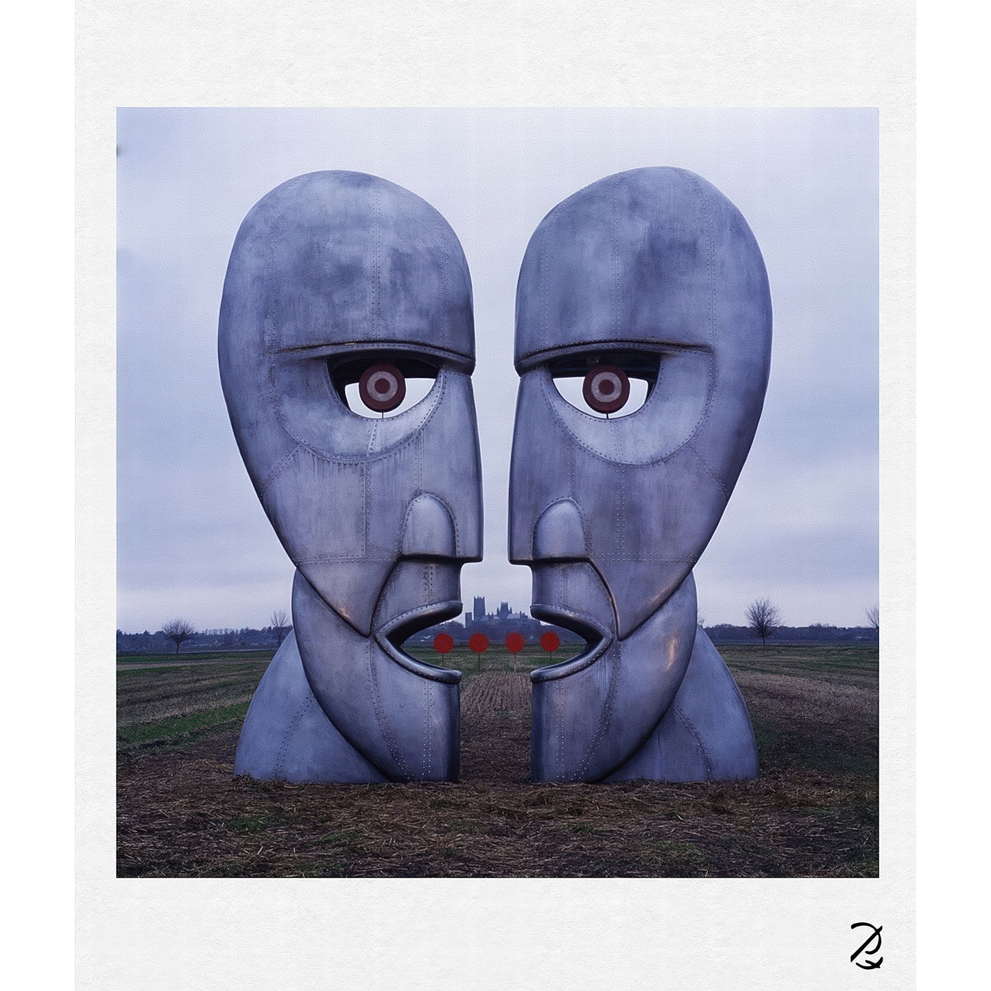 Big Metal Heads Fine Art Print