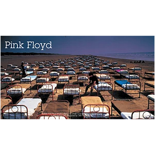 Pink Floyd Bed 6"x3.25" Sticker