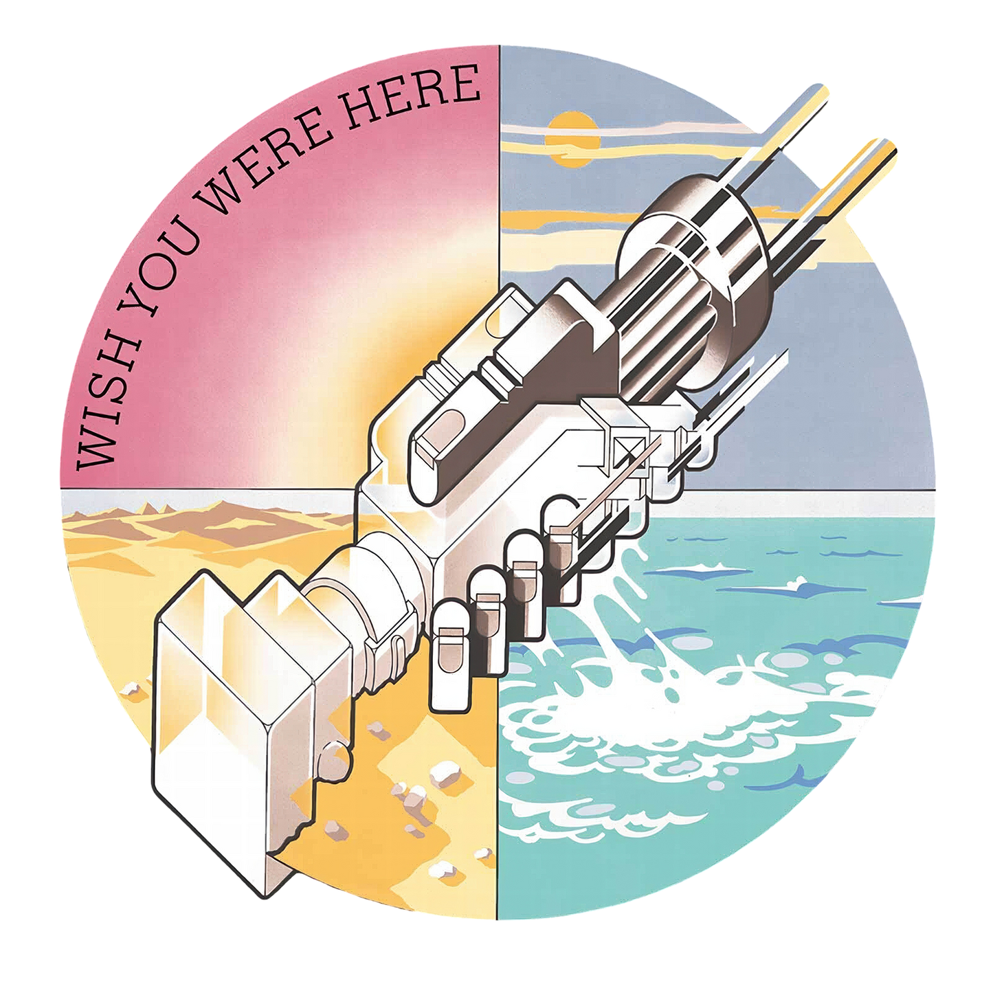 Pink Floyd WYWH Gear 4"x4" Sticker