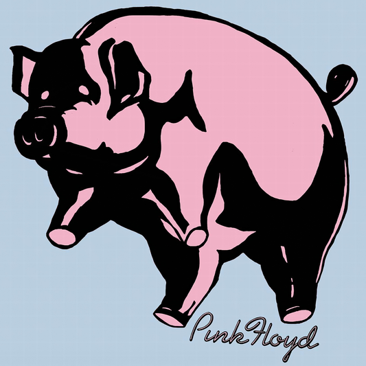 Pink Floyd Pig 4"x4" Sticker