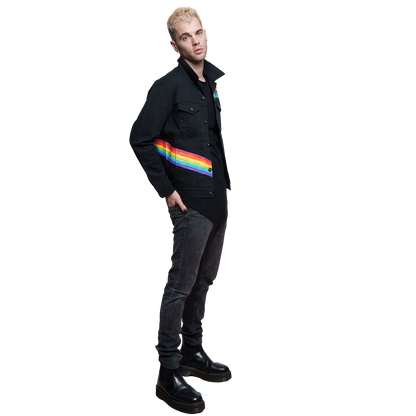 Pink Floyd Hand Painted Men's Denim Jacket