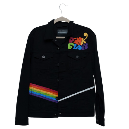 Pink Floyd Hand Painted Men's Denim Jacket