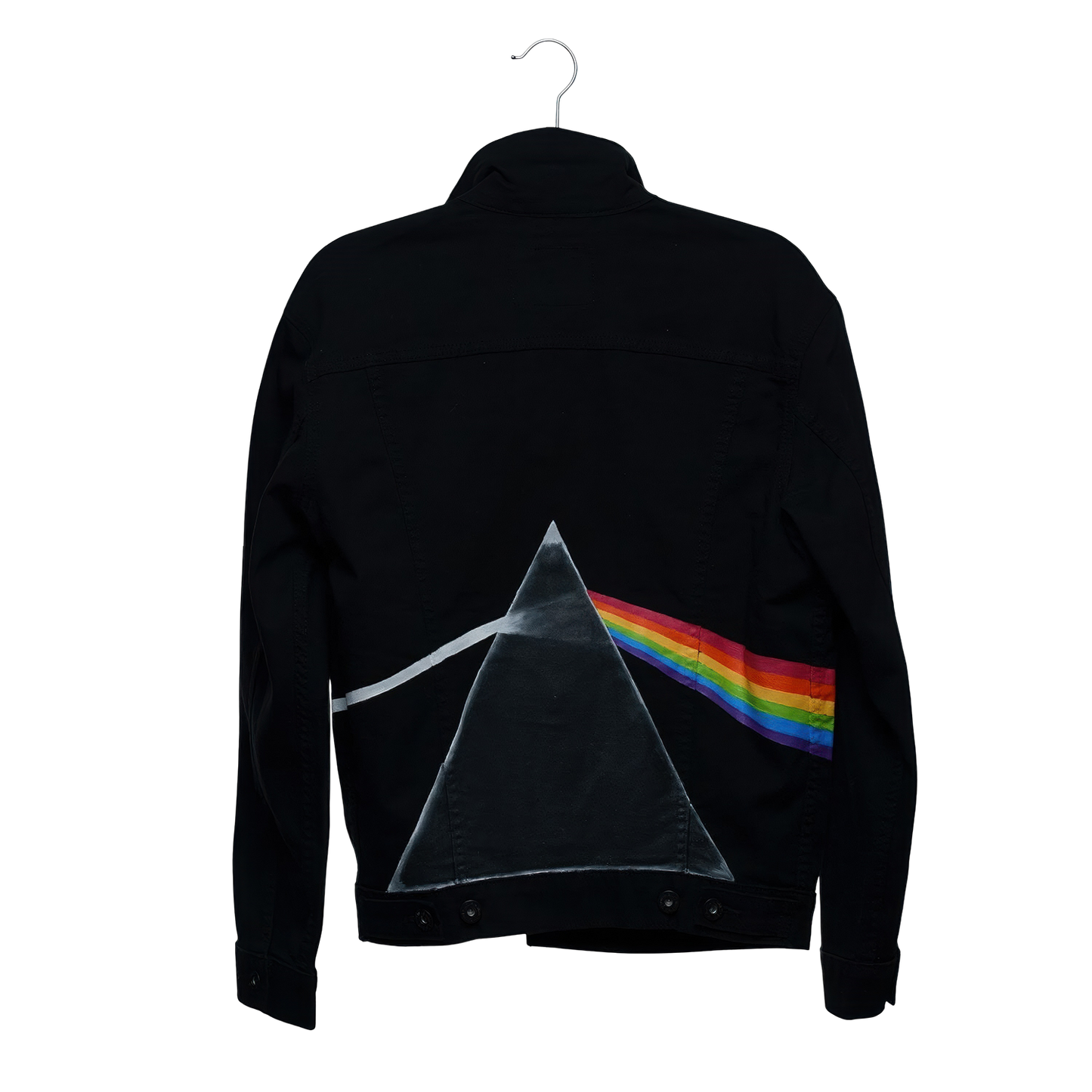 Pink Floyd Hand Painted Men's Denim Jacket