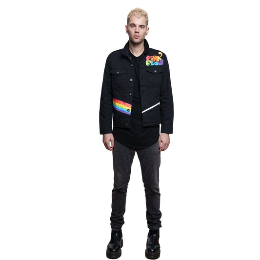 Pink Floyd Hand Painted Mens's Denim Jacket