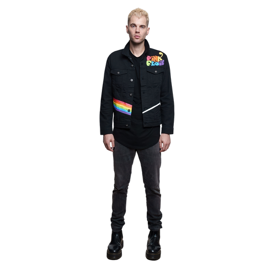 Pink Floyd Hand Painted Men's Denim Jacket