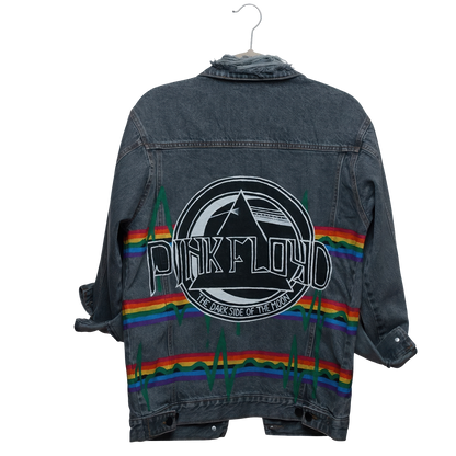 Pink Floyd Hand Painted Women's Denim Jacket