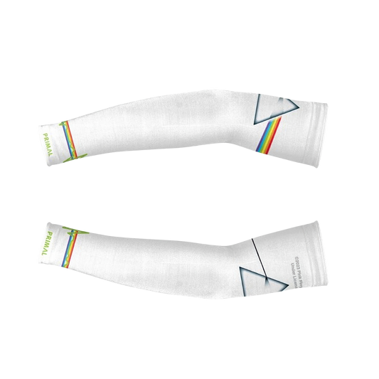 Pink Floyd White Dark Side of the Moon Arm Warmers