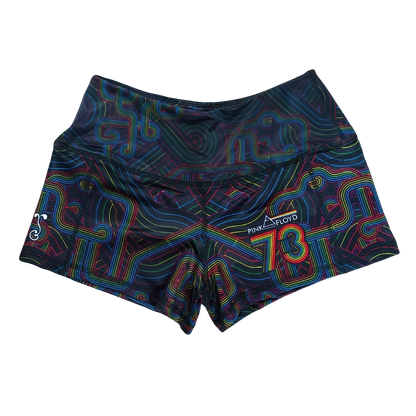 Pink Floyd DSOTM V2 Black Rainbow Booty Shorts