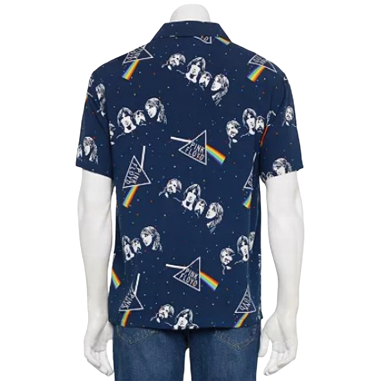 Pink Floyd Dark Side of the Moon Short Sleeve Button Down