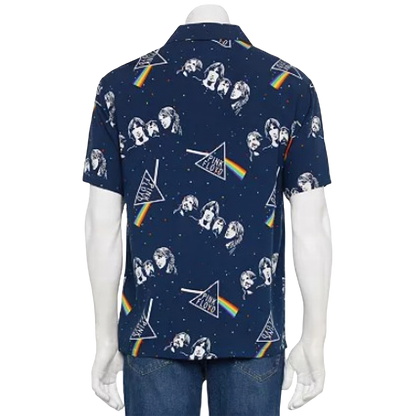Pink Floyd Dark Side of the Moon Short Sleeve Button Down