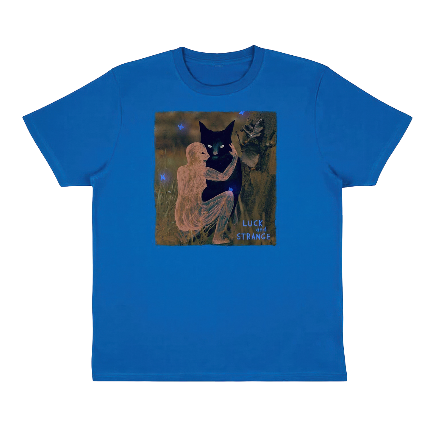 Luck and Strange Tour LA Exclusive Blue T-Shirt