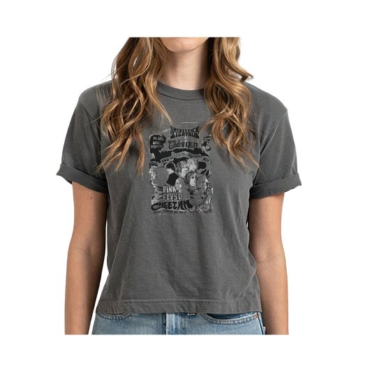 Cheetah Flier Retro Crop Top